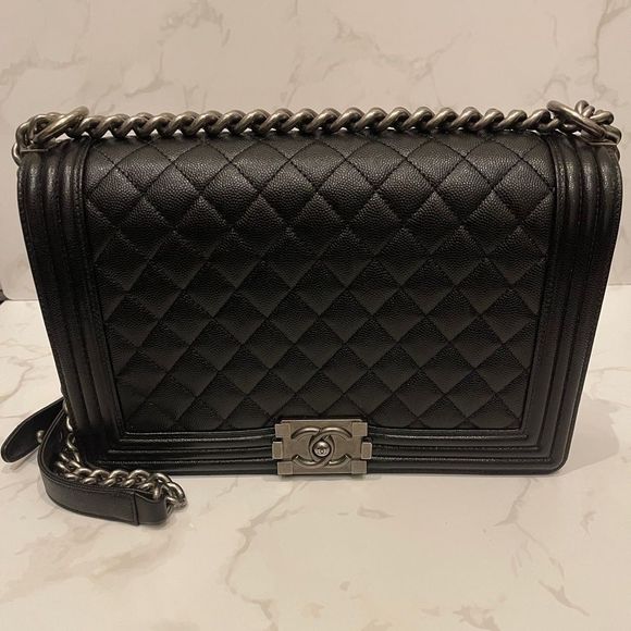 CHANEL old medium boy bag - Picture 1 of 8